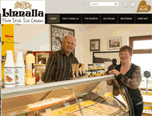 Tablet Screenshot of linnallaicecream.ie